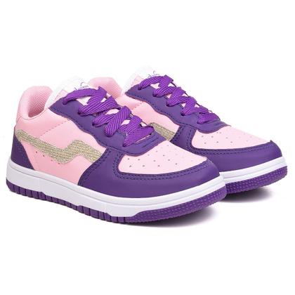 Imagem de Tênis infantil 26 ao 33 menina menino casual volta as aulas reforçado calce fácil resistente