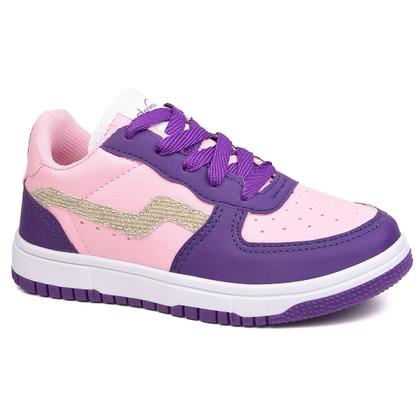 Imagem de Tênis infantil 26 ao 33 menina menino casual volta as aulas reforçado calce fácil resistente