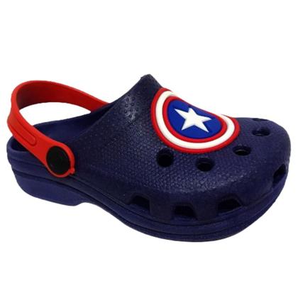 Imagem de Tênis Infantil + Babuche Menino Chinelo Masculino Capitão América