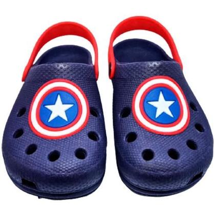 Imagem de Tênis Infantil + Babuche Menino Chinelo Masculino Capitão América