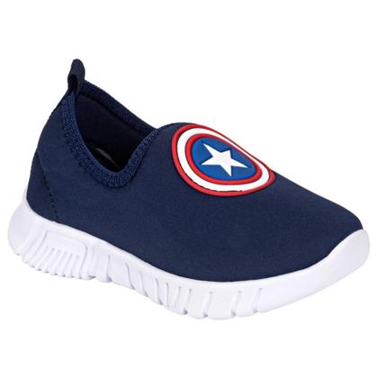 Imagem de Tênis Infantil + Babuche Menino Chinelo Masculino Capitão América