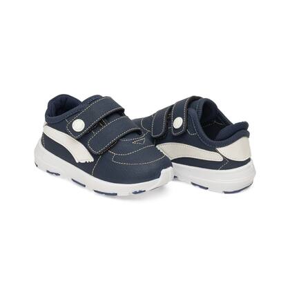 Imagem de Tenis Infantil Bebe Jogging Sem Cadarço Marinho Pimpolho