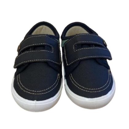 Imagem de Tenis Infantil Bebê Sem Cadarço Preto com Verde Pimpolho