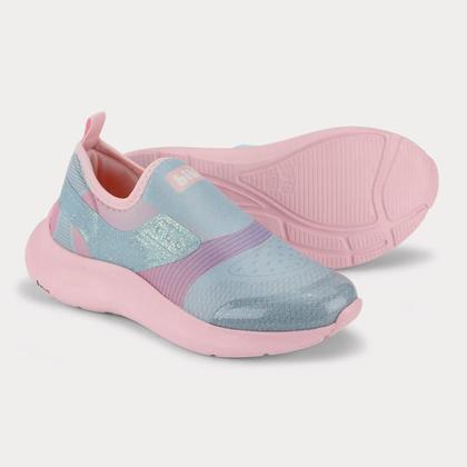 Imagem de Tênis Infantil Bibi Action Rosa com Azul Claro