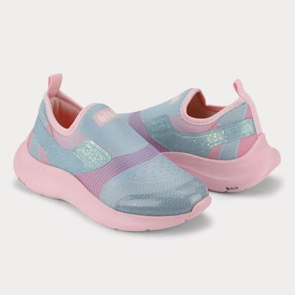 Imagem de Tênis Infantil Bibi Action Rosa com Azul Claro