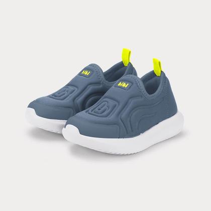Imagem de Tênis Infantil Bibi Flash Azul com Amarelo