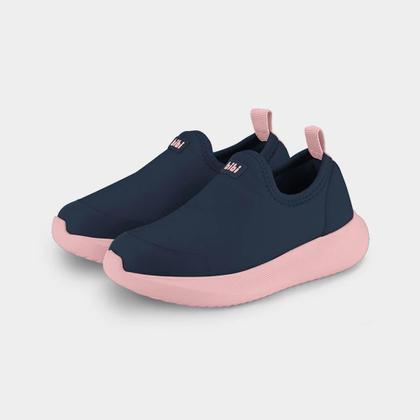 Imagem de Tênis Infantil Bibi Flash Azul Marinho com Rosa 1232018