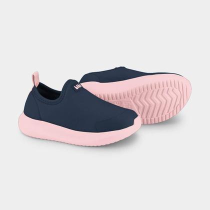 Imagem de Tênis Infantil Bibi Flash Azul Marinho com Rosa 1232018
