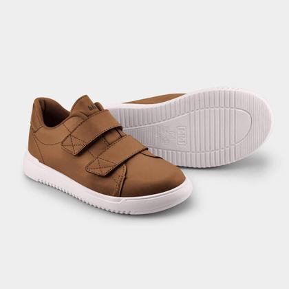 Imagem de Tênis Infantil Bibi New Way Marrom de Couro com Tiras