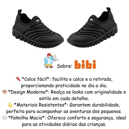 Tênis Infantil Bibi Roller Preto Bibi Calçados Tênis