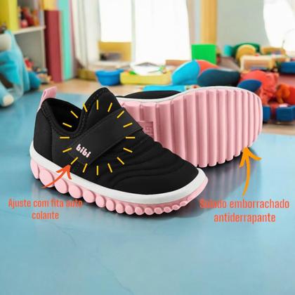 Imagem de Tênis Infantil Bibi Roller 2.0 Preto com Rosa