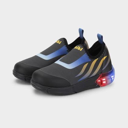 Imagem de Tênis Infantil Bibi Space Preto com Azul