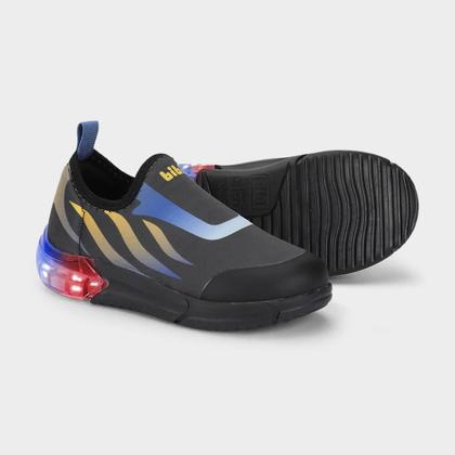 Imagem de Tênis Infantil Bibi Space Preto com Azul