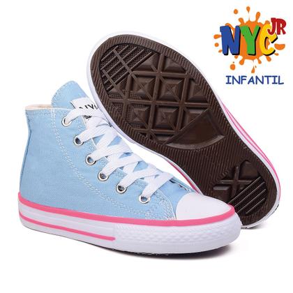 Imagem de Tenis infantil Botinha Menina Menino Nyc Shoes Star