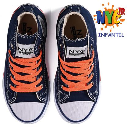 Imagem de Tenis infantil Botinha Menina Menino Nyc Shoes Star