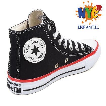 Imagem de Tenis infantil Botinha Menina Menino Nyc Shoes Star