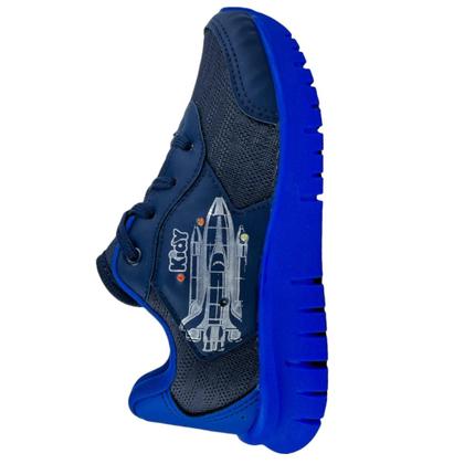 Imagem de Tenis Infantil Calc Facil Anatomico Ortopedico Aranha com Led