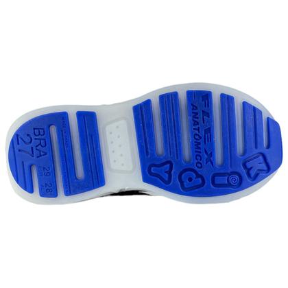 Imagem de Tenis Infantil Calc Facil Masc Gato Galactico Led Ortopedico