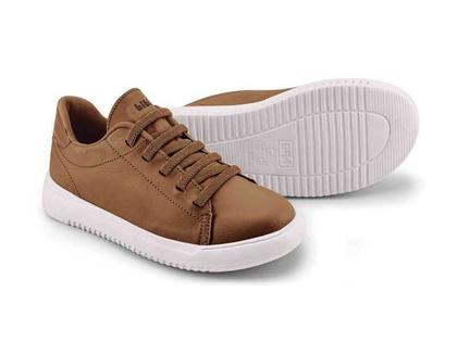 Imagem de Tênis infantil casual bibi new way couro caramelo 1192091