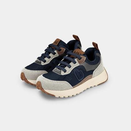 Imagem de Tênis Infantil Casual Menino Bibi Jogging Marinho/Grafite