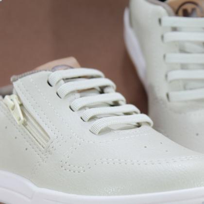 Imagem de Tênis Infantil Casual Molekinho Napa Vermount Branco Off 2852.102