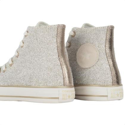 Imagem de Tênis Infantil Converse All Star Original Side Zip Pretty Patina Cano Alto Brilho Estiloso