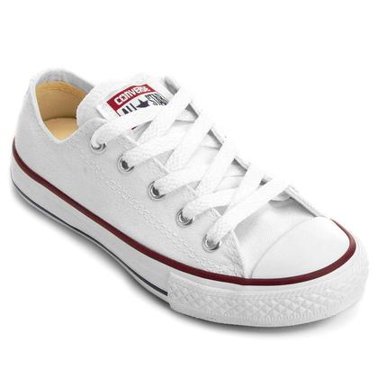 Imagem de Tenis Infantil Converse Chuck Taylor Unissex Branco