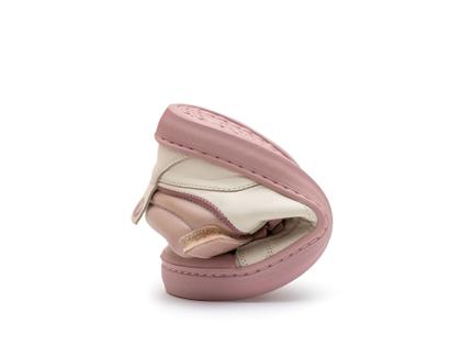 Imagem de Tênis Infantil - Correr e Brincar - Peak - Bege/Rosa - Tip Toey Joey
