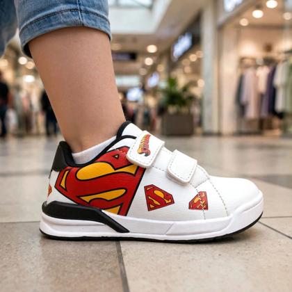 Imagem de Tenis infantil dc casual personagens escolar w4010