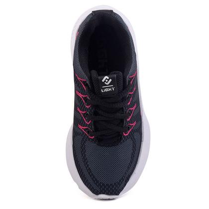 Imagem de Tenis Infantil De Amarrar Meninas Leve Desenhos LIGHT + Relogio