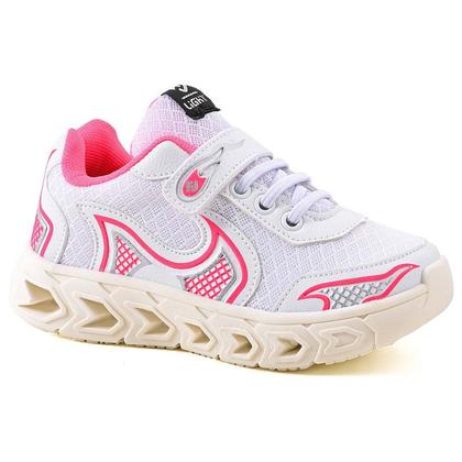 Imagem de Tenis Infantil De Led Casual Jogger Meninas Escolar Basico + Oculos