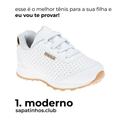 Imagem de Tenis Infantil e Papete de Menina  - KIT 2 PARES Tam 23 ao 34