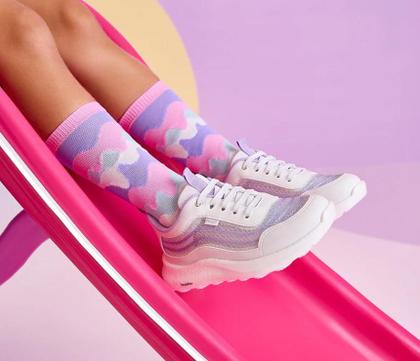 Imagem de Tênis Infantil Feminino Bubble Malha Respirável Pampili - Conforto e Estilo para Meninas