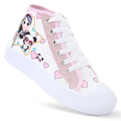 Imagem de Tênis Infantil Feminino Casual Lulu Menina Botinha