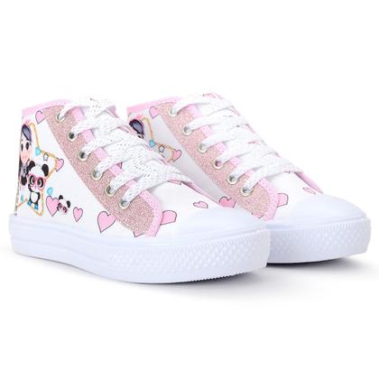 Imagem de Tênis Infantil Feminino Casual Lulu Menina Botinha