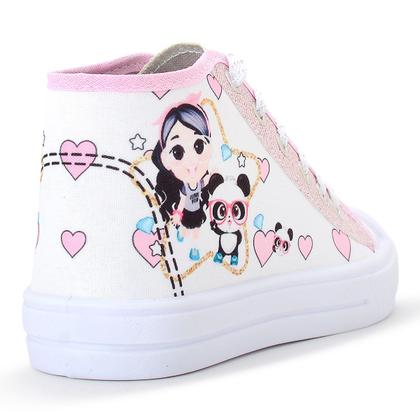 Imagem de Tênis Infantil Feminino Casual Lulu Menina Botinha