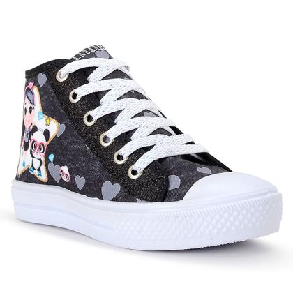 Imagem de Tênis Infantil Feminino Casual Lulu Menina Botinha