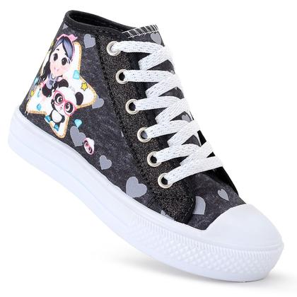Imagem de Tênis Infantil Feminino Casual Lulu Menina Botinha