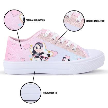 Imagem de Tênis Infantil Feminino Casual Lulu Menina Botinha