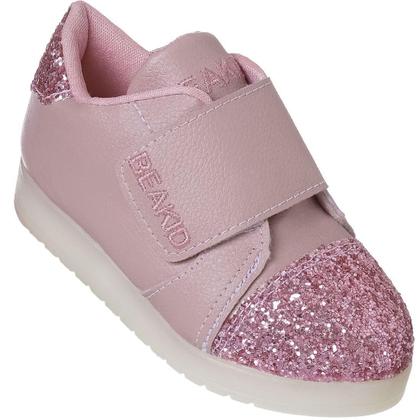 Imagem de Tênis Infantil Feminino Com Led Sem Cadarço Confortável