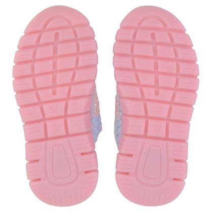 Imagem de Tênis Infantil Feminino Novopé Sereia Rosa com LED - 1288