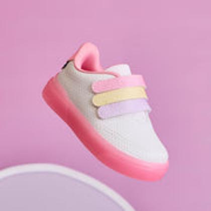 Imagem de Tênis Infantil Feminino Pampili Yumi Glitter Colorido 721.043