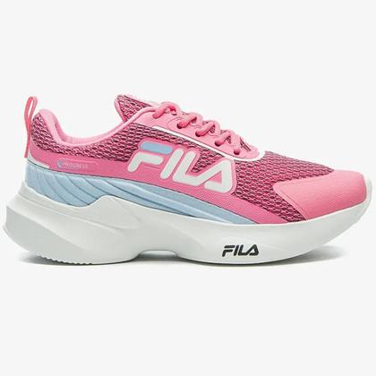 Imagem de Tênis Infantil Fila Progress Menina - Rosa e Azul