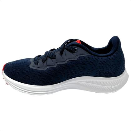 Imagem de Tênis Infantil Kidy Energy Esportivo Marinho E Vermelho Escolar Escola Colegial Colégio Original Menino Masculino Conforto Durabilidade AnatômicoVolt