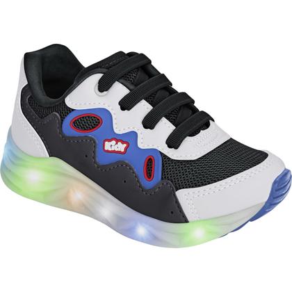 Imagem de Tênis Infantil Kidy Fun Led Calc Facil Ortopedico Anatomico