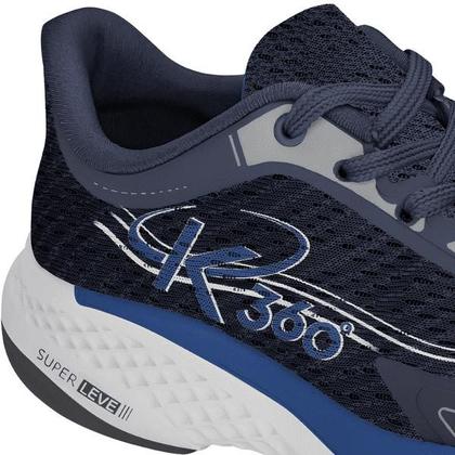 Imagem de Tênis Infantil Kidy K360 Super Leve Marinho E Azul Escolar Escola Colegial Colégio Original Menino Masculino Conforto Durabilidade AnatômicoVoltasàs