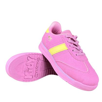 Imagem de Tênis Infantil Kidy RK70 Elástico Meninas Rosa