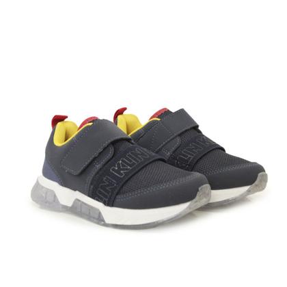 Imagem de Tênis Infantil Klin Light com Luz de Led com tiras autocolantes Escolar