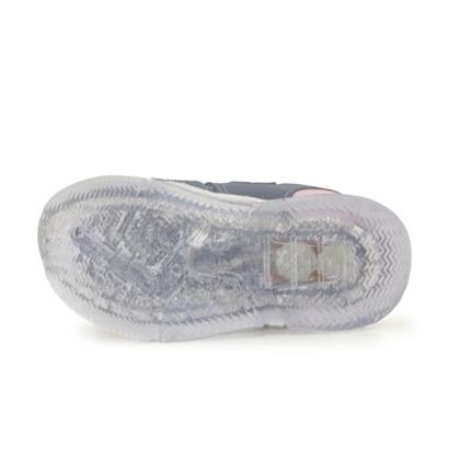 Imagem de Tênis Infantil Klin Light com Luz de Led com tiras autocolantes Escolar