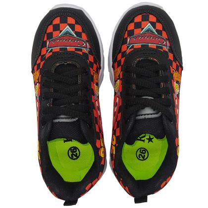Imagem de Tênis Infantil Led Masculino Meninos Kid Star Carros Mcqueen